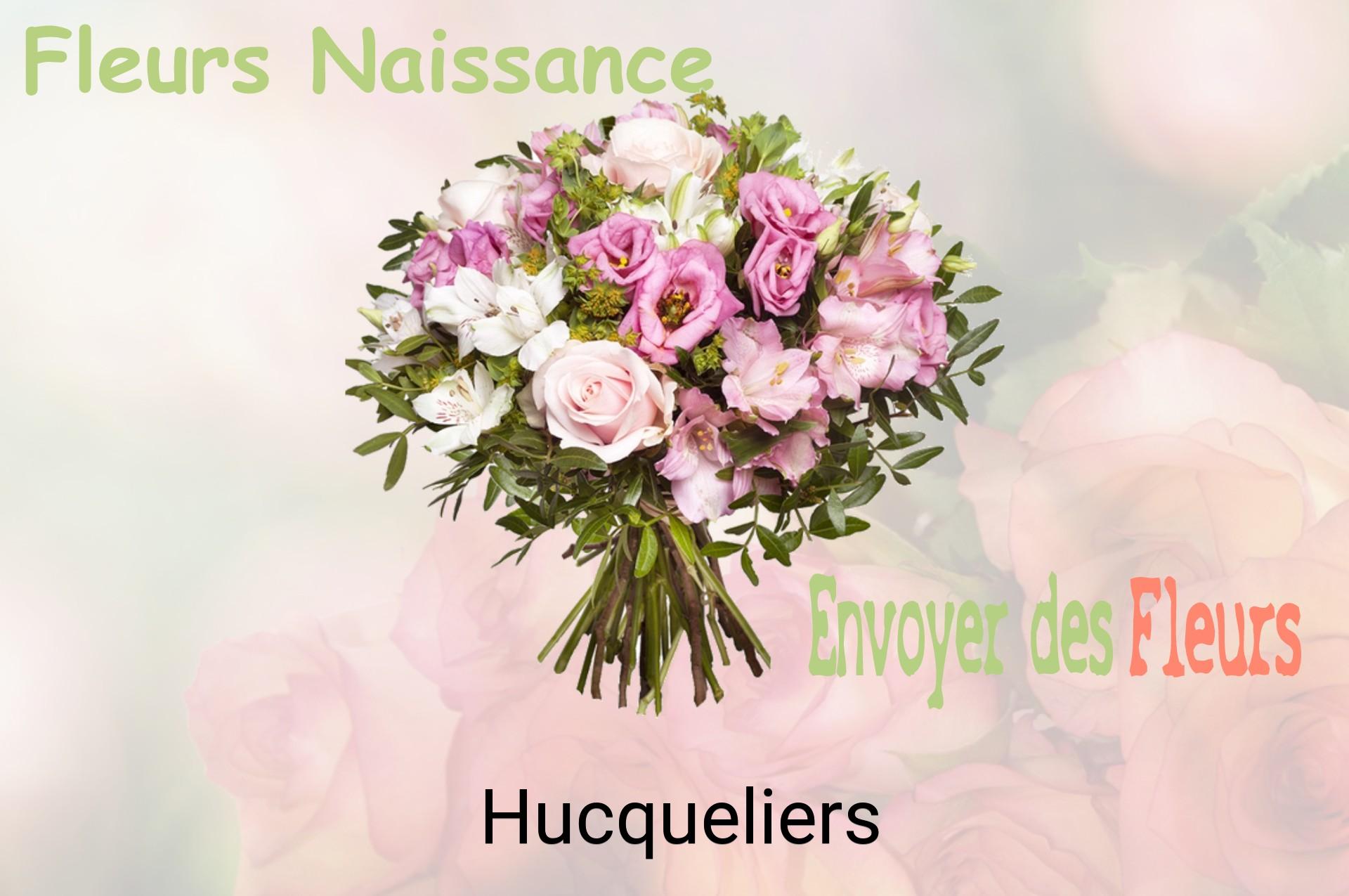 Bouquet de fleurs de naissance livré à Hucqueliers