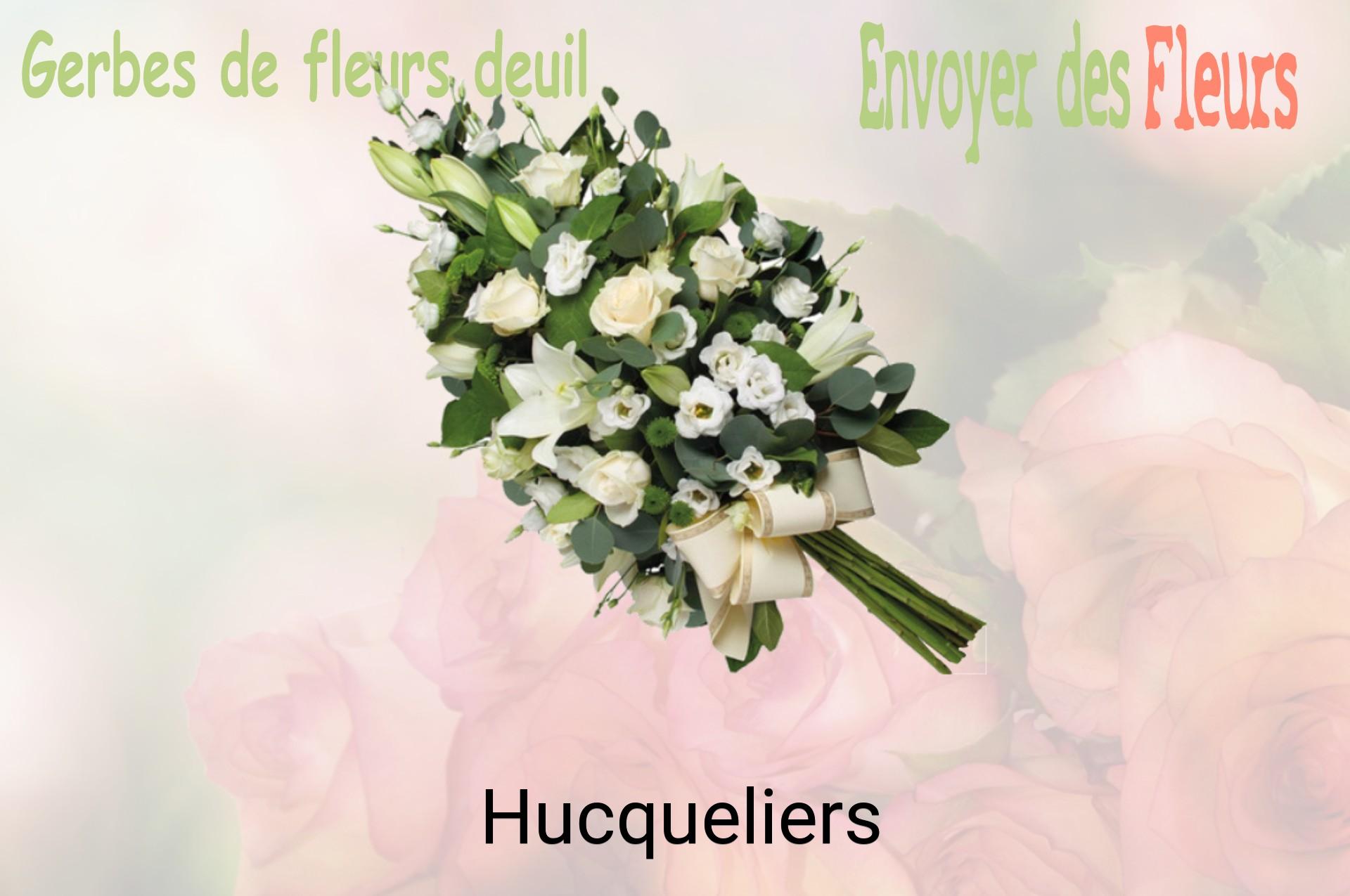 Gerbe de fleurs de deuil livrée à Hucqueliers